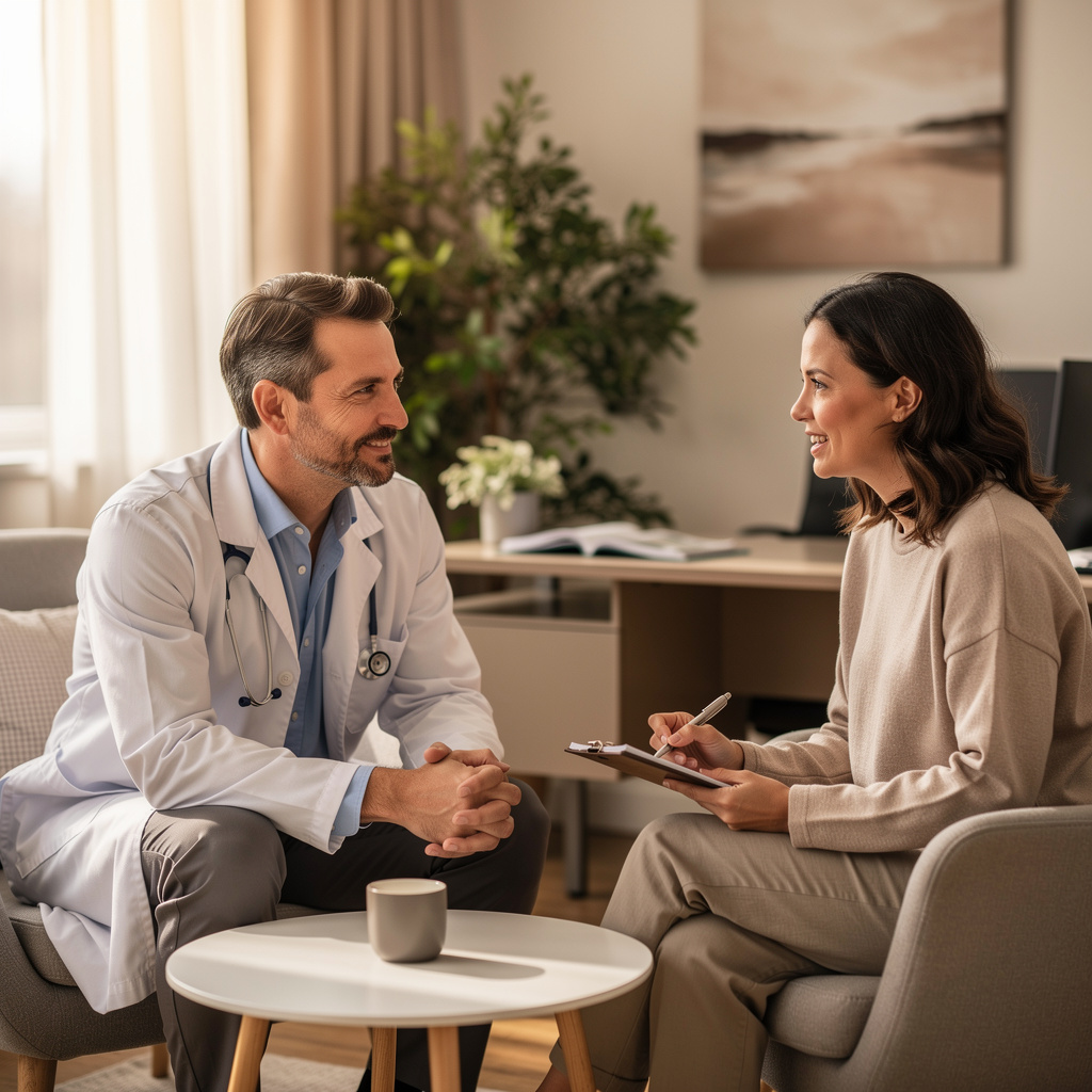 Doctor and patient engaged in clear, respectful medical communication