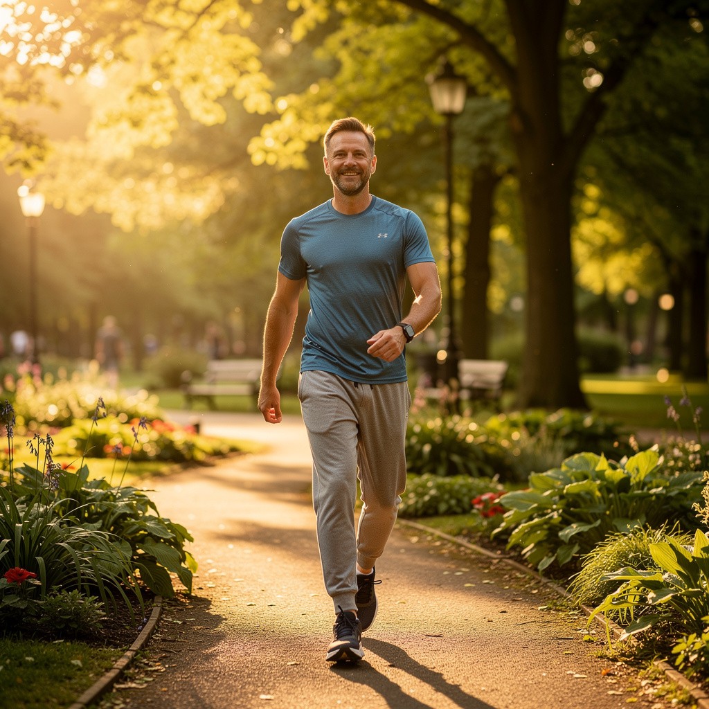 male pelvic floor muscles supporting an active lifestyle
